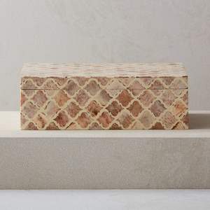 Boîte de rangement en MDF avec incrustation en résine de qualité supérieure, boîte de rangement décorative avec incrustation en résine, boîte à bijoux en résine à prix très bas - Product Image 1