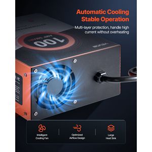 Convertidor de Energía para RV de 100 Amperios, Cargador de Batería Inteligente Multietapa, Convertidor de 110V AC a 12V DC, 13V, 16.5V para Sistemas Eléctricos de RV - Product Image 4