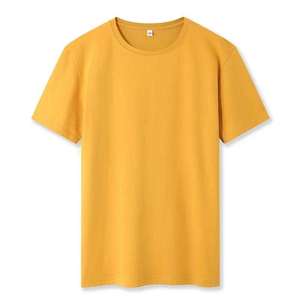 T-shirt homme 100% coton, tissu léger, couleur unie, coupe classique, pour l'été, prix de gros - Product Image 6