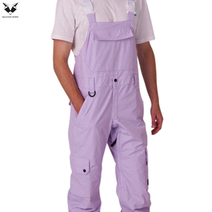 Breathable Windproof High Performance Outdoor Winter Wear Lightweight Adjustable Fit Bib <b>Waterproof</b> Outdoor Ski <b>Overalls</b> - Product Image 6
