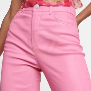 Pantalones de Cuero para Mujer de Alta Calidad, Cintura Media, Transpirables, con Frente Plano y Elásticos - Product Image 6