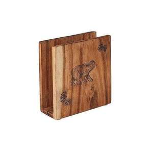 Palm Tree Design Wooden Napkin Holder <b>Tissue</b> Dispenser For Home Hotel <b>Wedding</b> Table Top Use Decorative Wooden Napkin Holder - Product Image 2