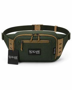 GAPE SPORTS Nylon Waist Bag Adjustable Strap Zipper Closure Unisex Outdoor Sport Casual Green Durable <b>Cheap</b> Price OEM Custom - Product Image 1