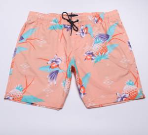 Shorts décontractés pour hommes, mode été, taille élastique, séchage rapide, avec cordon de serrage, imprimés, à prix raisonnable - Product Image 1