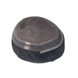 Peluca de Cabello Humano Remy para Hombre, Modelo Australia, con Sistema Capilar de Prótesis - Product Image 1