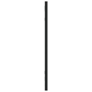 Espejo de Pared de Hierro con Recubrimiento en Polvo y Cristal Negro de 7.9 x 19.7 Pulgadas - Product Image 4