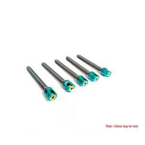 สกรูยึดกระดูกสันหลังแบบหลายแกน SureMed Instruments ขนาด 8.0 มม. x 80 มม. สำหรับศัลยกรรมกระดูกสัตว์ ชุด 5 ชิ้น - Product Image 3