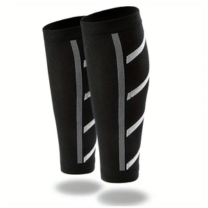 <b>Compression</b> Calf Sleeves, Breathable For Basketball, Soccer <b>Running</b> Latest Style Adult Fitness Safety Wear BY AMAZING INDUSTRIES - Product Image 1