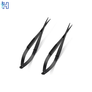Premium Heavy Duty Spring <b>Scissors</b> <b>Nail</b> Cuticle Trimming Sharp Stainless Steel Curved Blades Steel Handle Precision Non-Foldable - Product Image 1