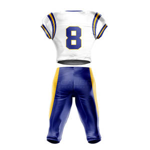 Uniforme de football américain personnalisé, tissu respirant, adapté aux entraînements, aux matchs et aux compétitions officielles dans le monde entier - Product Image 2