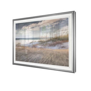 Impresión de Arte de pared costera pintada a mano 'Entre la hierba del mar'-una impresionante pintura de paisaje marino - Product Image 3