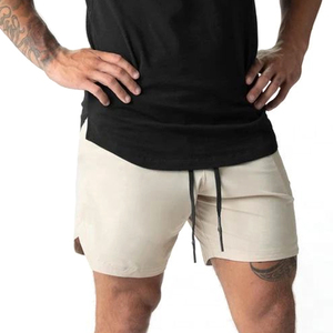Custom Logo Solid Eco-Friendly Breathable Men's Running Gym <b>Shorts</b> Made In <b>Polyester</b> Fabric Newest Style Men Gym <b>Shorts</b> - Product Image 6