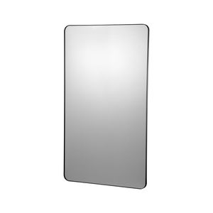 Specchio da parete per trucco, spessore 0,15 pollici, 76x122 cm, con cornice in lega di alluminio antigraffio e pellicola anti-esplosione - Product Image 1