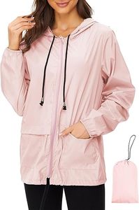 OEM Color Block Windbreaker Jacket Manufacturer Women's Lightweight Sports Windbreaker Jacket Waterproof Hooded Windbreaker - Product Image 1