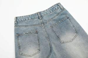 Nouveaux pantalons décontractés pour hommes, couleur unie, jeans en coton, pantalons longs, pantalons décontractés jeunes et tendance, prix de gros - Product Image 4