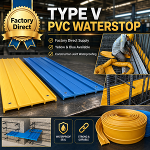 UAE <b>Waterproofing</b> <b>Materials</b> Supply Elongation ≥250% - ≥300% Sofuco SF-V Series Waterstop for Flexible Civil Construction Joint - Product Image 1