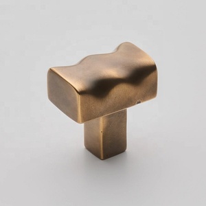 Classic Bronze Cabinet Knob Minimalist Design Durable Furniture Handle <b>Antique</b> Finished Dresser Drawer Use - Product Image 1