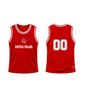 Camiseta de Baloncesto Informal de Verano de Talla Grande, Transpirable, de Malla, con Estampado por Sublimación, Uniforme Deportivo Personalizado para Equipos - Product Image 1