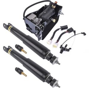 Pair Rear Shock Absorbers for Cadillac Escalade Chevrolet Suburban Tahoe GMC Yukon 5.3L 6.2L V8 2015 Includes Air Compressor - Product Image 4