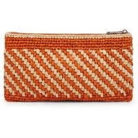 Tas Selempang Jerami Geometris dengan Kancing, Gaya Bohemian, Anyaman Biru dan Beige, untuk Penggunaan Sehari-hari, Tas Wanita, Lapisan Katun, Rumbai