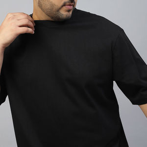 Camisetas HSI Lisas de Corte Holgado al por Mayor, Camisetas Casuales para Hombre Hechas en Pakistán, de Secado Rápido, 100% Algodón, Hechas en Pakistán - Product Image 3