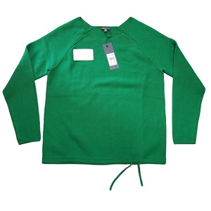 เสื้อสเวตเตอร์ผู้หญิง คอวี แขนยาว ผ้าฝ้าย 100% ถักทอ ระบายอากาศได้ดี สวมใส่สบาย - สินค้าสต็อกจากบังกลาเทศ - Product Image 1