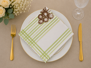 Printed <b>Linen</b> Cotton Twill <b>Cloth</b> Napkins Handmade Square Dinner Napkins Custom Holiday <b>Table</b> Decor - Product Image 2