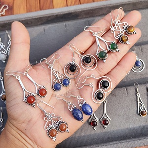 ต่างหูห่วงพลอยธรรมชาติลดราคาพิเศษ ทำจากทังสเตน งานแฮนด์เมด สำหรับผู้หญิง สไตล์คลาสสิก ใส่ได้ทุกวัน งานปาร์ตี้ งานแต่งงาน ของขวัญ - Product Image 6