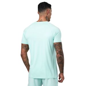 Men’s Mint Green Graphic Print T Shirt Crew Neck Short Sleeve Athletic Gym Workout Training Casual Sportswear Activewear Tee - Product Image 2