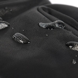 Gants en cuir pour homme, doublure fourrée, confortables, chauds, avec bouton de fermeture, importés des États-Unis, en cuir de cerf - Product Image 4