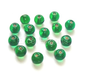 Green Plain Glass <b>Beads</b> Round <b>Beads</b> in Sizes 10mm 12mm 14mm 16mm for Fashion Jewelry Making <b>Curtain</b> Decoration Craft Work - Product Image 1