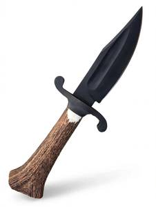 Damasco plateado/gris grabado, empuñadura y pomo pulidos en plata, micarta negro intenso, pino de mosaico - Product Image 3