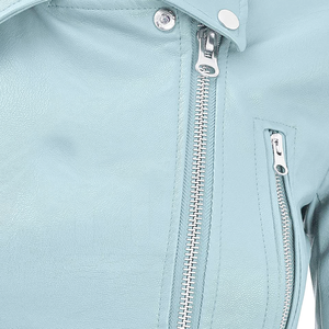 Chaqueta de Piel de Oveja para Mujer, Ropa Deportiva, Transpirable, Antiarrugas, Impermeable, Ecológica, de Primera Calidad, Ligera, con Remaches, para Invierno - Product Image 6