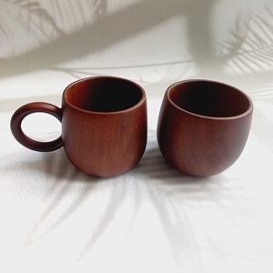 Taza de madera de Acacia 100% Natural, ecológica, segura y saludable, alta calidad, café y té, hecha en Vietnam - Product Image 1