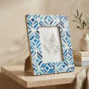 Marco de Fotos Hecho a Mano con Incrustaciones de Resina y Hueso de Primera Calidad, Diseño de Mosaico Único, Decorativo para Sala de Estar, Dormitorio u Oficina - Product Image 6
