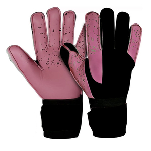 New Design Premium Quality PU Material Adjustable Non-Slip Goalkeeper Football Gloves for Adults - Product Image 2
