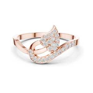 Anillo de Diamantes Cultivados en Laboratorio con Diseño de Colector Cuadrado y Acentos Laterales en Oro Amarillo de 18K - Product Image 1