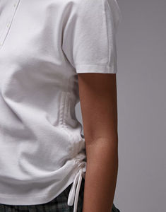 High Quality 100% cotton womens <b>polo</b> shirt solid <b>white</b> colour comfortable custom embroidered logo <b>polo</b> t-shirt for womens - Product Image 3