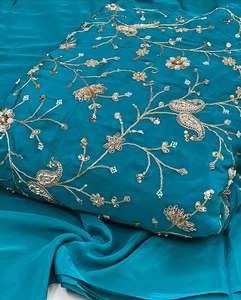 Luxury Beaded Embroidery Fabric Heavy <b>Sequins</b> Lace Fabric French Tulle Mesh Bead Work Wedding Dress Party Gown <b>Material</b> - Product Image 5