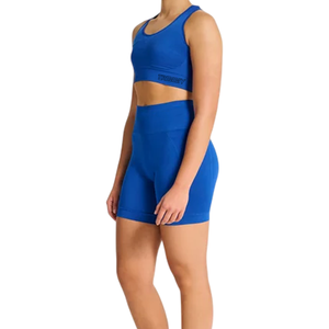 TRIMMY Sports <b>Bra</b> Royal <b>Blue</b> High Support Eco-Friendly Seamless Quick Dry Breathable Workout Yoga Gym Wear Women's Girls' - Product Image 4