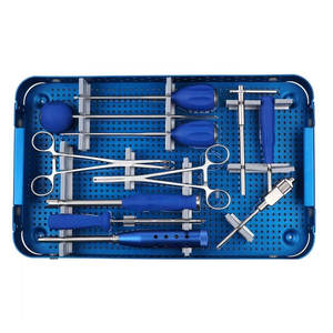 Instrumental Quirúrgico Ortopédico Manual de Alta Calidad, Sistema de Tornillos Pediculares Espinales, Juego de Instrumentos Quirúrgicos de Acero Inoxidable Alemán - Product Image 6