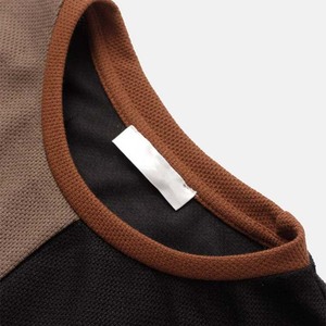 Camiseta de Manga Corta para Hombre, Cuello Redondo, Bloques de Color, Tejido de Punto, Corte Regular, Color Personalizado - Product Image 4