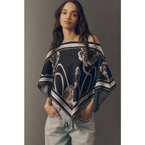 Printed Cotton Long Women's Scarf-All Seasons - Product Image 1