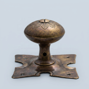 Traditional Brass Cabinet Knob Floral Design Drawer Furniture <b>Handle</b> High Quality Durable <b>Gold</b> Finished Kitchen <b>Wardrobe</b> - Product Image 4
