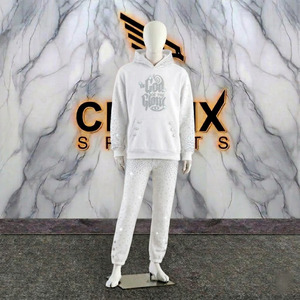 ชุดวอร์มผู้ชาย CLOVIX SPORTS แบบ 2 ชิ้น เสื้อสเวตเชิ้ตและกางเกงจ็อกเกอร์ ผ้าฝ้าย ผลิตชุดกีฬาแบบสั่งพิมพ์ลายได้ - Product Image 3