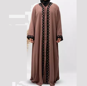 Nuevo Diseño de Ropa Casual Islámica, Abaya Personalizada para Mujer en Venta, Abaya Nueva de Manga Larga para Mujer Hecha en Pakistán - Product Image 4