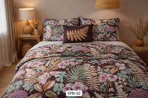 Sábana de Microfibra Marrón 7D al por Mayor con Tela de 125 GSM para Ropa de Cama Duradera y Ecológica para Todas las Estaciones, Decoración Moderna para el Hogar - Product Image 2