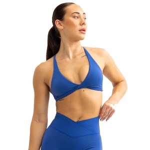 Vêtements de yoga de haute qualité, soutien-gorge de sport torsadé, nouveau design, vêtements de fitness, soutien-gorge de sport de gym, logo personnalisé, soutien-gorge de sport de grande taille pour l'entraînement - Product Image 2