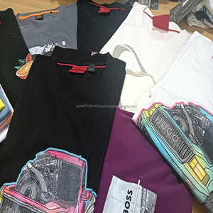 Lote de Camisetas de Algodón para Hombre de Marca Popular, Alta Calidad, Tallas S-3XL, Estilos y Colores Variados, Diseño de Moda, Excedentes de Producción - Product Image 4