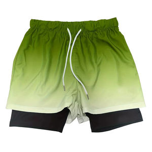Shorts de sport en tissu mesh pour hommes, décontractés, pour la musculation, le fitness et l'entraînement - Product Image 2